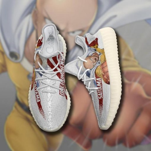 Saitama Yzy Shoes Fight One Punch Man Custom Anime Sneakers TT10 - 2 - GearAnime