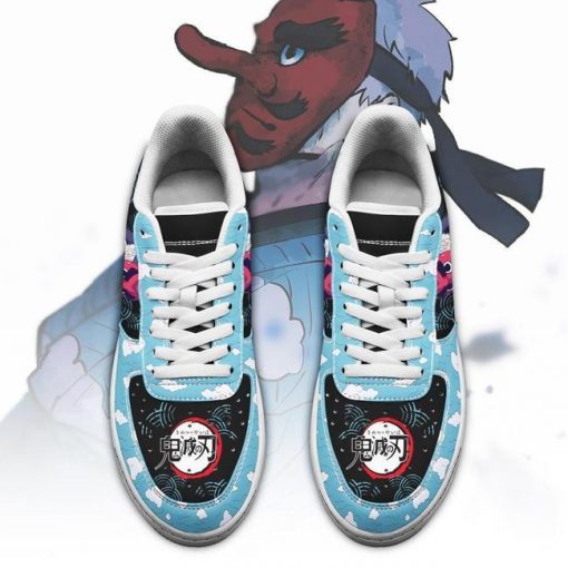 Sakonji Air Force Sneakers Custom Demon Slayer Anime Shoes Fan PT05 - 2 - GearAnime