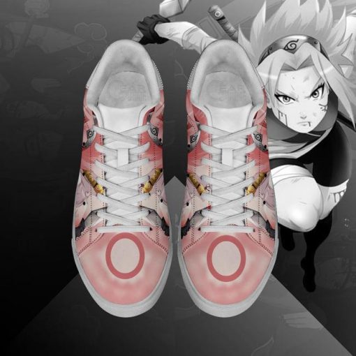 Sakura Haruno Skate Shoes Naruto Anime Custom Shoes PN10 - 3 - GearAnime