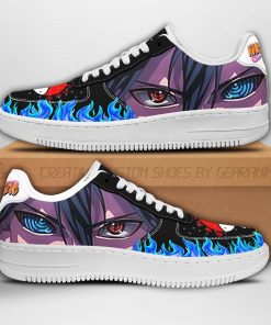 Sasuke Eyes Air Force Sneakers Naruto Anime Shoes Fan Gift PT04 - 1 - GearAnime
