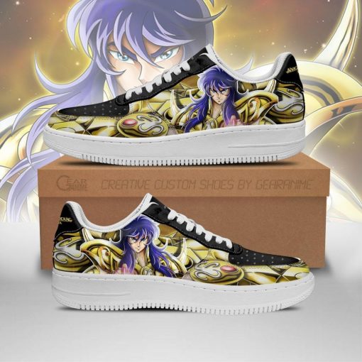 Scorpio Milo Air Force Sneakers Uniform Saint Seiya Anime Shoes - 1 - GearAnime