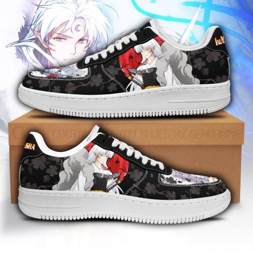 Sesshomaru Air Force Sneakers Inuyasha Anime Shoes Fan Gift Idea PT05 - 1 - GearAnime