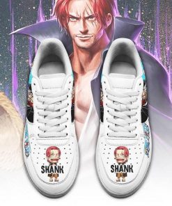 Shank Air Force Sneakers Custom One Piece Anime Shoes Fan PT04 - 2 - GearAnime
