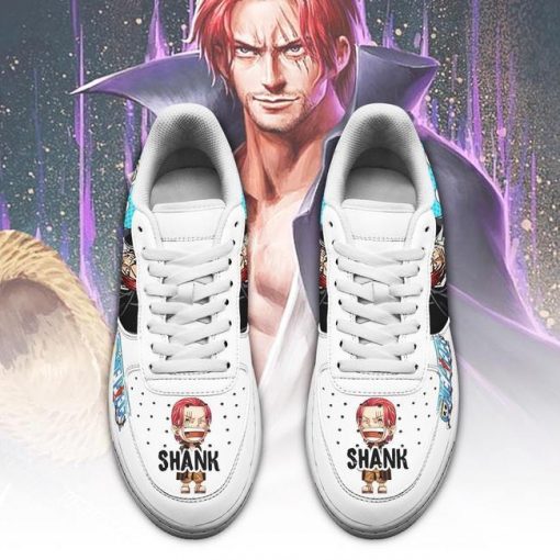 Shank Air Force Sneakers Custom One Piece Anime Shoes Fan PT04 - 2 - GearAnime