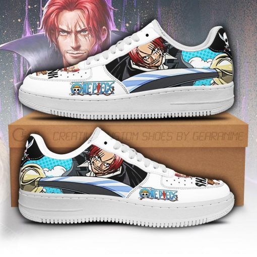 Shank Air Force Sneakers Custom One Piece Anime Shoes Fan PT04 - 1 - GearAnime