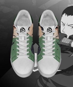 Shikamaru Nara Skate Shoes Naruto Anime Custom Shoes PN10 - 3 - GearAnime
