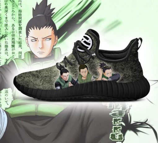 Shikamaru Reze Shoes Naruto Anime Shoes Fan Gift Idea TT05 - 4 - GearAnime