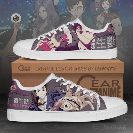 Parasyte Shinichi Izumi Skate Sneakers Horror Anime Shoes PN10 - 1 - GearAnime