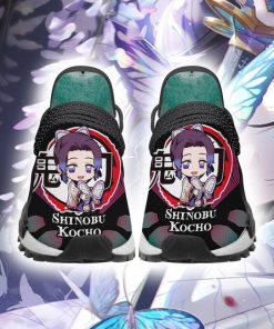 Shinobu Kocho NMD Shoes Custom Demon Slayer Anime Sneakers - 2 - GearAnime