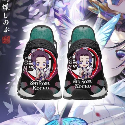 Shinobu Kocho NMD Shoes Custom Demon Slayer Anime Sneakers - 2 - GearAnime