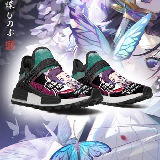 Shinobu Kocho NMD Shoes Custom Demon Slayer Anime Sneakers - 3 - GearAnime