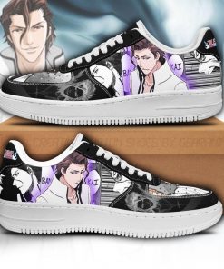 Sosuke Aizen Air Force Sneakers Bleach Anime Shoes Fan Gift Idea PT05 - 1 - GearAnime