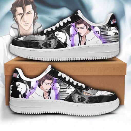 Sosuke Aizen Air Force Sneakers Bleach Anime Shoes Fan Gift Idea PT05 - 1 - GearAnime