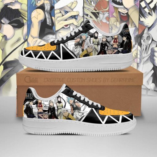 Soul Eater Air Force Sneakers Characters Anime Shoes Fan Gift Idea PT05 - 1 - GearAnime
