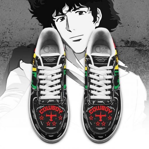 Spike Spiegel Air Force Sneakers Cowboy Bebop Anime Custom Shoes PT10 - 2 - GearAnime