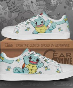 Squirtle Skate Shoes Pokemon Custom Anime Shoes PN11 - 1 - GearAnime