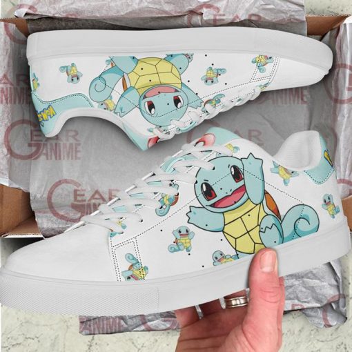Squirtle Skate Shoes Pokemon Custom Anime Shoes PN11 - 2 - GearAnime