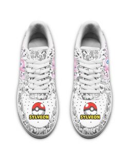 Sylveon Air Force Sneakers Pokemon Shoes Fan Gift Idea PT04 - 2 - GearAnime