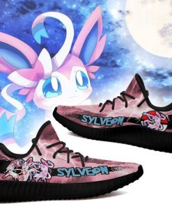 Sylveon Yzy Shoes Pokemon Anime Sneakers Fan Gift Idea TT04 - 2 - GearAnime