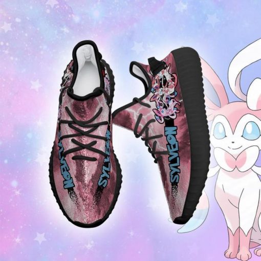 Sylveon Yzy Shoes Pokemon Anime Sneakers Fan Gift Idea TT04 - 3 - GearAnime