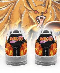 Tailed Beast Kurama Air Force Sneakers Custom Naruto Anime Shoes Leather - 3 - GearAnime