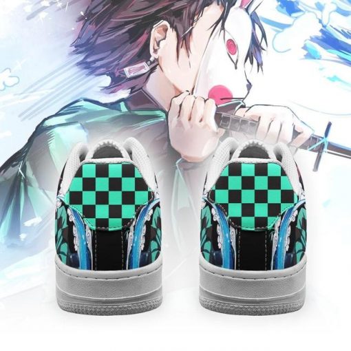 Tanjiro Air Force Sneakers Custom Demon Slayer Anime Shoes Fan PT05 - 3 - GearAnime