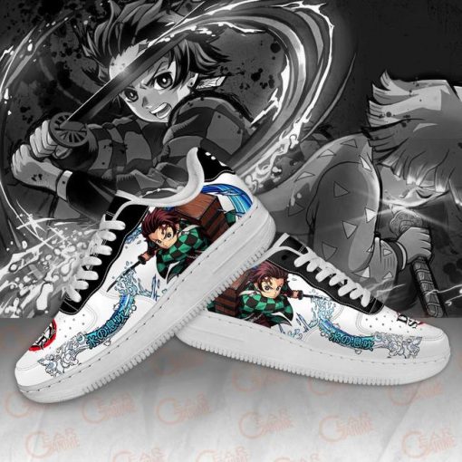 Tanjiro And Zenitsu Air Force Sneakers Demon Slayer Anime Shoes PT10 - 2 - GearAnime