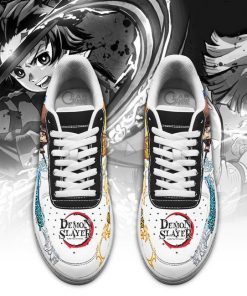 Tanjiro And Zenitsu Air Force Sneakers Demon Slayer Anime Shoes PT10 - 4 - GearAnime
