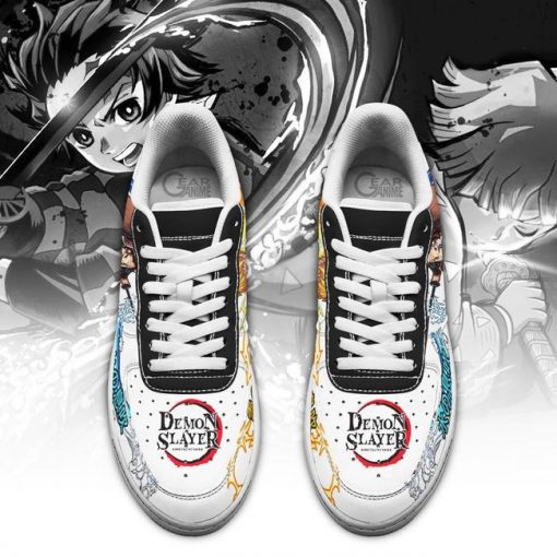 Tanjiro And Zenitsu Air Force Sneakers Demon Slayer Anime Shoes PT10 - 4 - GearAnime