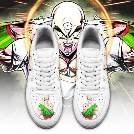 Tien Shinhan Air Force Sneakers Custom Dragon Ball Z Anime Shoes PT04 - 2 - GearAnime