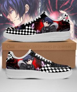 Tokyo Ghoul Ayato Air Force Sneakers Custom Checkerboard Shoes Anime - 1 - GearAnime