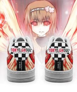 Tokyo Ghoul Hinami Air Force Sneakers Custom Checkerboard Shoes Anime - 3 - GearAnime