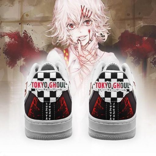 Tokyo Ghoul Juuzou Air Force Sneakers Custom Checkerboard Shoes Anime - 3 - GearAnime