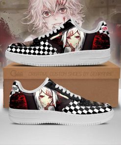 Tokyo Ghoul Juuzou Air Force Sneakers Custom Checkerboard Shoes Anime - 1 - GearAnime