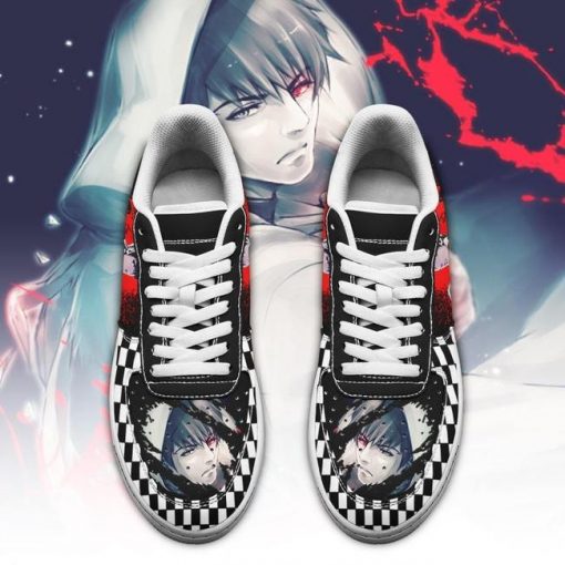 Tokyo Ghoul Koutarou Air Force Sneakers Custom Checkerboard Shoes Anime - 2 - GearAnime