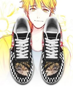 Tokyo Ghoul Nagachika Air Force Sneakers Custom Checkerboard Shoes Anime - 2 - GearAnime