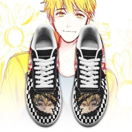 Tokyo Ghoul Nagachika Air Force Sneakers Custom Checkerboard Shoes Anime - 2 - GearAnime