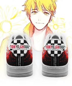 Tokyo Ghoul Nagachika Air Force Sneakers Custom Checkerboard Shoes Anime - 3 - GearAnime