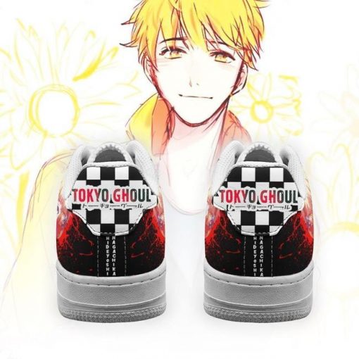 Tokyo Ghoul Nagachika Air Force Sneakers Custom Checkerboard Shoes Anime - 3 - GearAnime