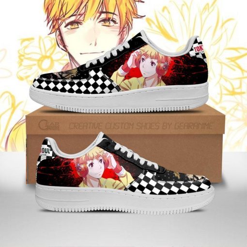 Tokyo Ghoul Nagachika Air Force Sneakers Custom Checkerboard Shoes Anime - 1 - GearAnime