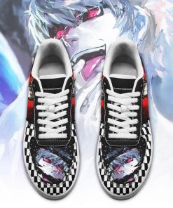 Tokyo Ghoul Nishiki Air Force Sneakers Custom Checkerboard Shoes Anime - 2 - GearAnime