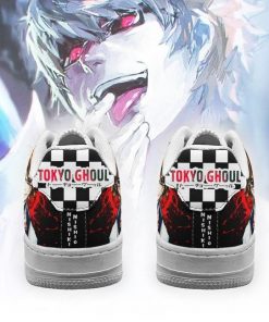 Tokyo Ghoul Nishiki Air Force Sneakers Custom Checkerboard Shoes Anime - 3 - GearAnime