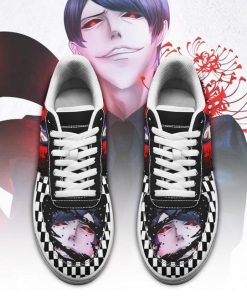 Tokyo Ghoul Tsukiyama Air Force Sneakers Custom Checkerboard Shoes Anime - 2 - GearAnime