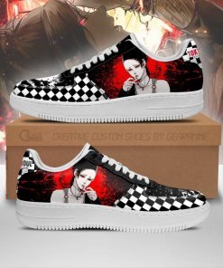 Tokyo Ghoul Uta Air Force Sneakers Custom Checkerboard Shoes Anime Leather - 1 - GearAnime