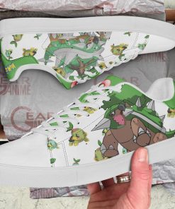 Torterra Skate Shoes Pokemon Custom Anime Shoes PN11 - 2 - GearAnime