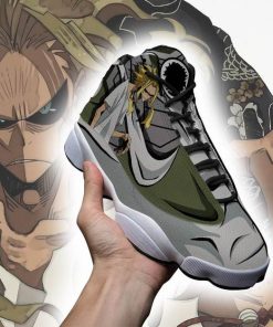 Toshinori Yagi Jordan 13 Shoes Costume My Hero Academia Sneakers - 4 - GearAnime