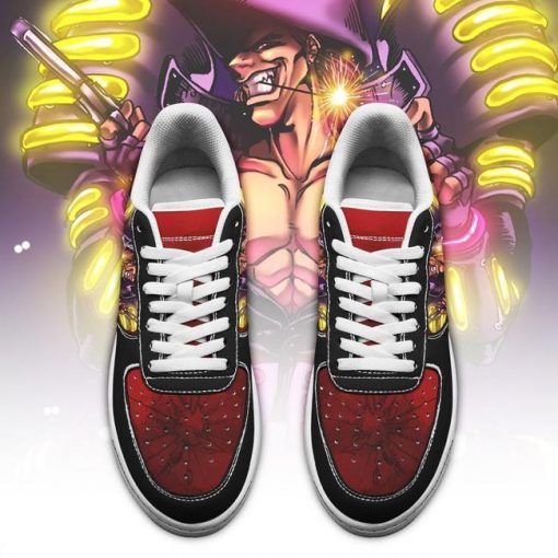 Trigun Shoes Brilliant Dynamites Neon Air Force Sneakers Anime Shoes - 2 - GearAnime
