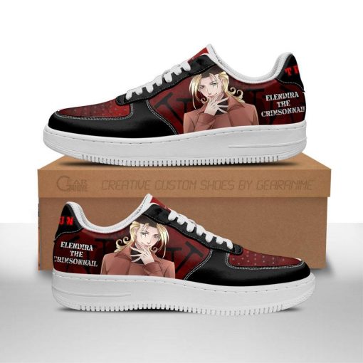 Trigun Shoes Elendira the Crimsonnail Air Force Sneakers Anime Shoes - 1 - GearAnime