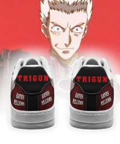 Trigun Shoes Knives Millions Air Force Sneakers Anime Shoes - 3 - GearAnime