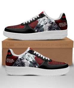 Trigun Shoes Razlo the Tri-Punisher of Death Air Force Sneakers Anime Shoes - 1 - GearAnime